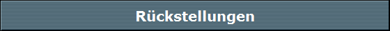 Rckstellungen